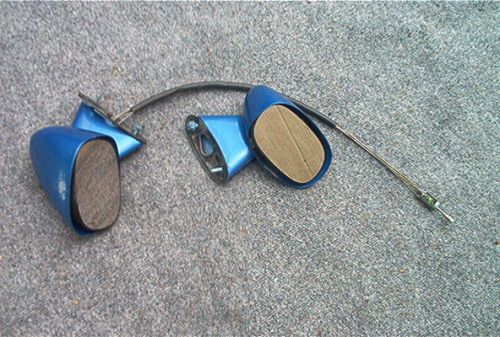 76-77-78-79-80 pontiac sunbird remote&amp;manual honeycomb side view mirror set!l&amp;r