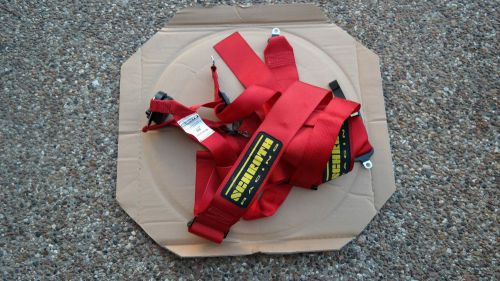 Porsche oem single red 6 points seat belt pretensioner for 911 &amp; boxster/cayman