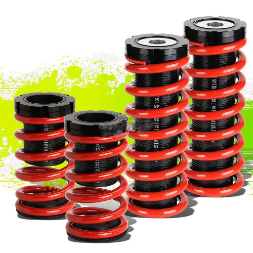 For 00-05 mit eclipse 3g front+rear racing coilover 1-3"lowering coil spring red