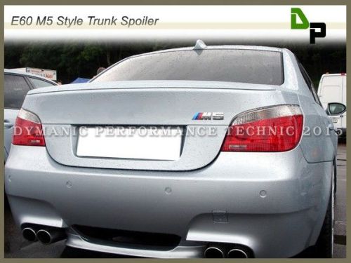 #354 titan silver m5 look trunk spoiler wing bmw e60 5-series sedan 2004-2010