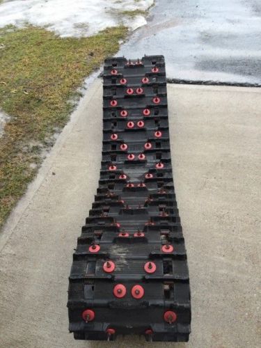2003-2006 arctic cat firecat sabercat 13.5x128 studded track  1100 miles!