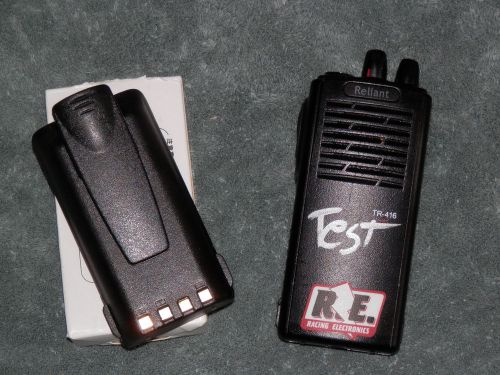 2 new reliant tr-416 batteries for racing electronics 2 way radio