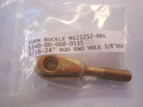 Turn buckle ms21252-6rs  5/16-24&#034; rod end bore 3/8&#034;