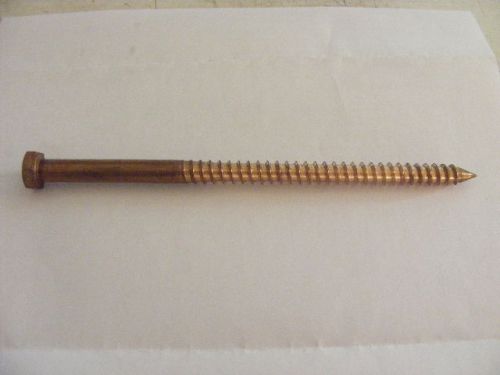 Silicon bronze coach screws , boat building ,marine &amp; coastal areas 1/4" x5 "