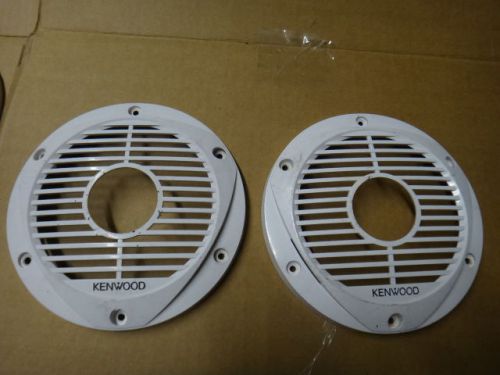 Kenwood marine speaker grill covers 2- grills only  used