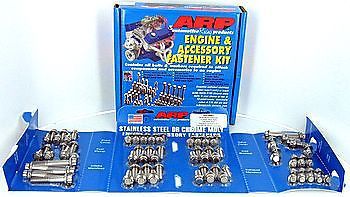 Arp engine &amp; accessory fastener kit 534-9501 chevy 350 400 w/headers