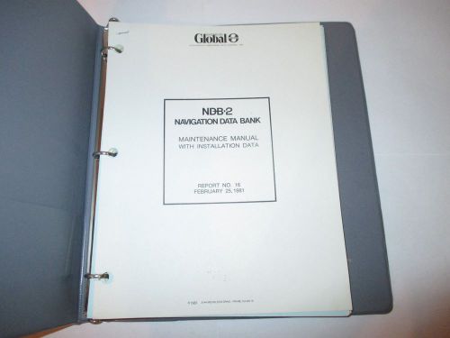 Global wulfsberg ndb-2 navigation data bank maintenance manual avionics