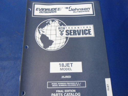 1996 evinrude johnson parts catalog , 18jet, 25jred models