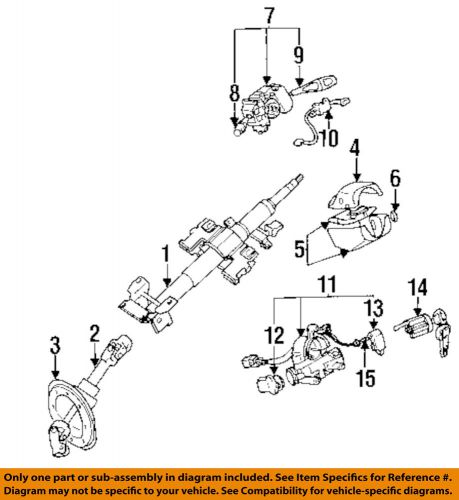 Mitsubishi oem 95-99 eclipse-ignition switch mb903639