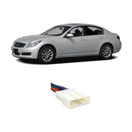 Fits infiniti g35 (sedan) 2007-2008 factory to aftermarket radio harness adapter