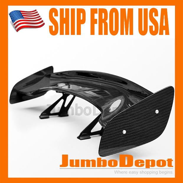 Us 57" gt jdm carbon fiber trunk spoiler wing kit fit for mazda rx7 rx8 mx5 