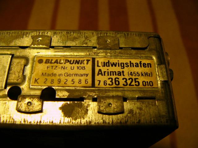 BLAUPUNKT LUDWIGSHAVEN RADIO, PORSCHE, MERCEDES, JAGUAR, AUSTIN-HEALEY, MGA, MGB, US $195.00, image 4