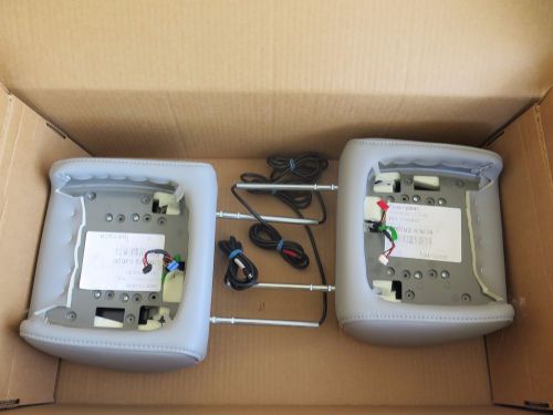 New invision dvd headrest shells only corinthian lt gray hrrv2-53036