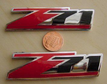 Chevy tahoe chevrolet gmc sierra z-71 z 71 emblems new 