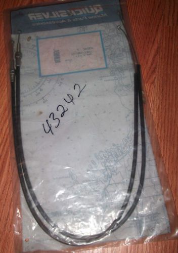 Nos quicksilver mercury mariner throttle cable p/n 43242-7