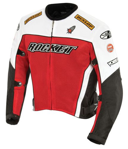 Joe rocket ufo 2.0 mesh jacket red / black / white men&#039;s size 2x-large