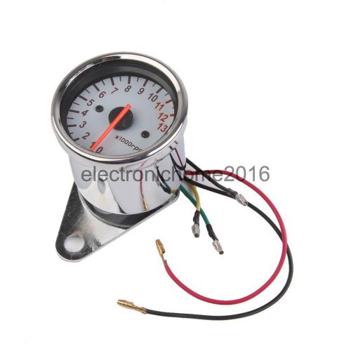 12v universal motorcycle 13000rpm tachometer tacho gauge meter for honda