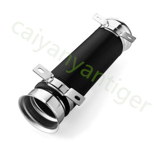 3" multi flexible turbo air intake inlet hose for truck auto silver universal