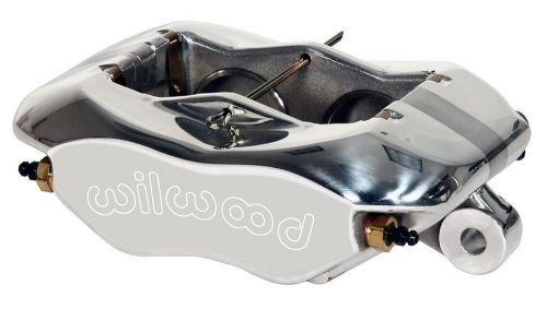 New wilwood forged dynalite brake caliper,polished for 1&#034; rotors,1.62&#034; pistons