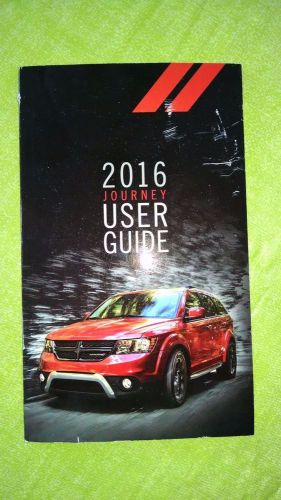 2016 dodge journey owners manual