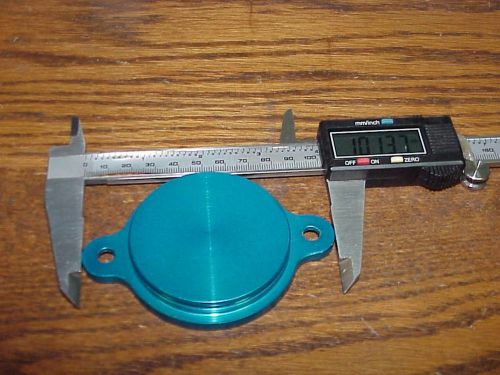 Billet aluminum rear camshaft cover for sb 2.2 bowtie block nascar arca c19