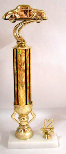 Car &amp; bike show trophies - free engraving - 14" tall trophy choice of figure