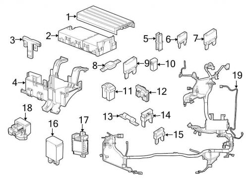 Ford oem engine wiring harness bn7z14290ba image 19