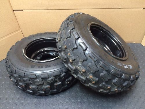 Raptor 660r front wheels and tires fit 660 700 350 banshee yfz450 warrior 250