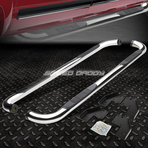 Chrome 3&#034; side step nerf bar running board for 99-16 ford superduty 4dr crew cab