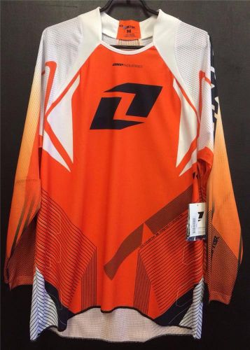 New one industries 'apex' jersey - mx * bmx - orange/white - adult medium