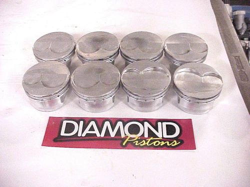 Diamond 13° forged 4.500" bore spacing pistons 4.235"-1.062-927 sb chevy la14