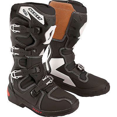 New scott usa 450 mx motocross off road boots 217080 black mens size 8 #1566c
