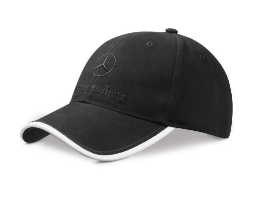 Genuine mercedes benz baseball cap men embroidered black lettering and star logo