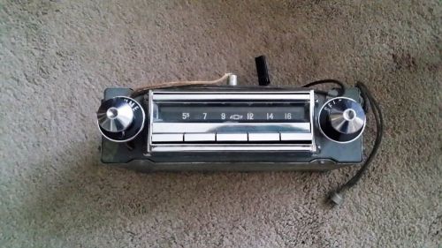 1955 chevy nomad wonder bar am radio