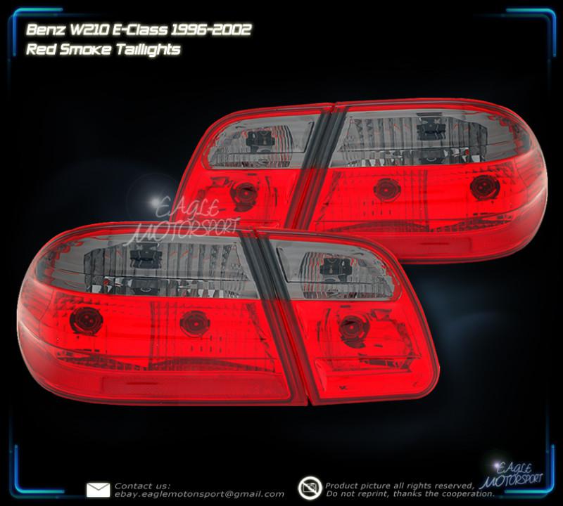 Purchase 19962002 Mercedes Benz W210 E Class Red Smoke Tail Lights