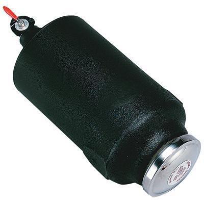 Summit racing jr. dragster fuel cell 1 qt. plastic black 290196 4"x4"x9.5"