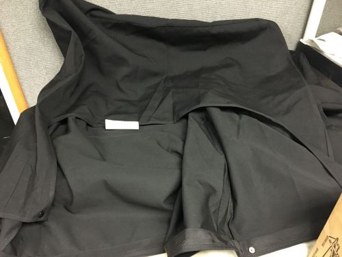 15' boston whaler pilot seat, bimini, and helm station covers black sunbrella