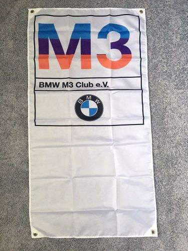 Bmw m3 banner flag - motorsport alpina hartge m5 mtechnic m535i m6 dtm e30 m1