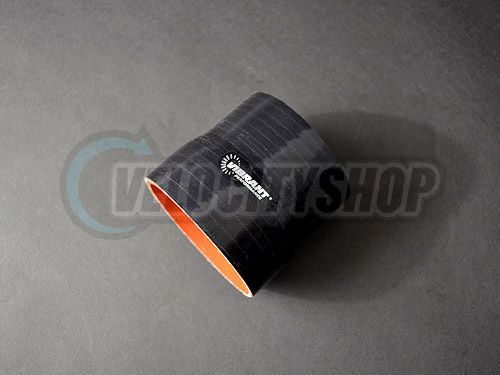 Vibrant silicone reducer coupler 2.75" to 3" black