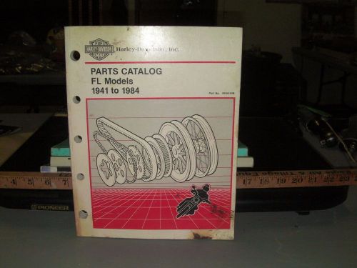 1941-1981 fl models harley davidson parts catalog
