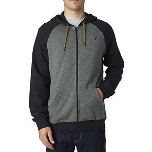 Fox racing intercept mens zip up hoody black