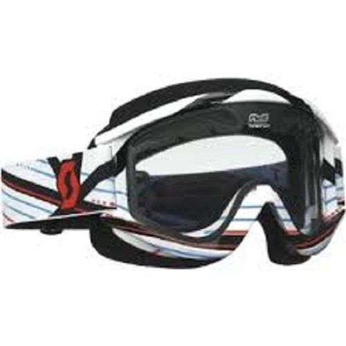 Scott motosport recoil xi pro snowcross goggles grid locke white