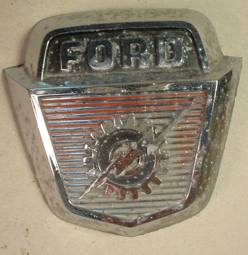 1958 ford truck f-100 panel hood emblem badge block letters baak16637b 10275