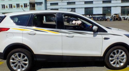 Car vinyl graphics side sticker body stripe decals for suv kuga  #cb137