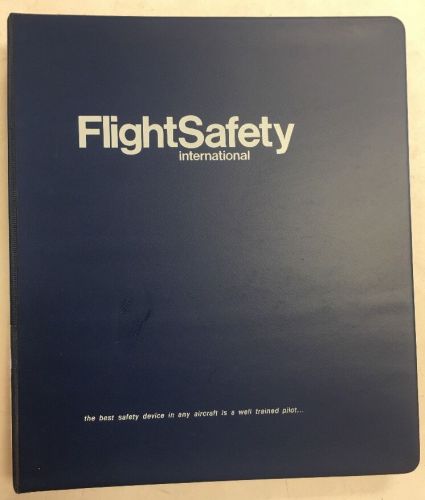 Learjet 55 (gates) original flightsafety faa approved airplane flight manual
