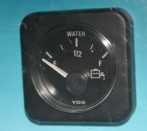 New vdo 301 213 12vdc water tank level marine 2-1/16" square sea ray gauge boat