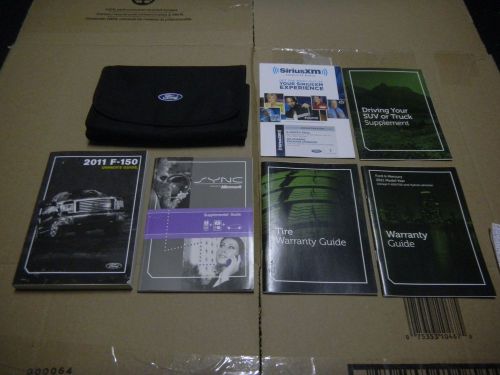 2011 ford f-150 f150 owners manual set + free shipping