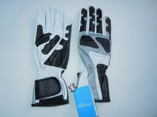 Schoeller keprotec cow hide leather motorcycle biker gloves  size xl new