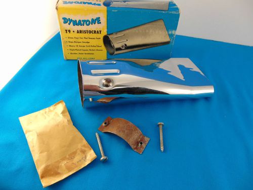 Dynatone vintage exhaust tip chrome aftermarket outlet 1950&#039;s or 1960&#039;s hot rod