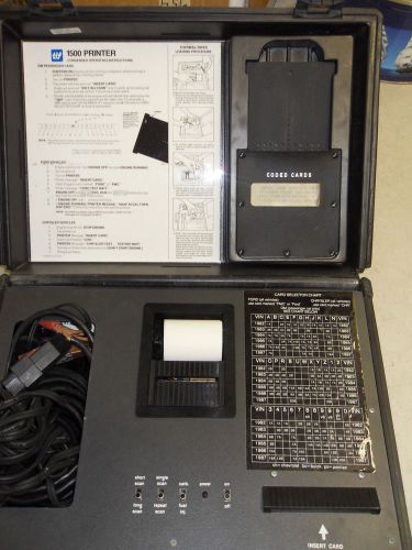 Tif instruments 1500  gm/ford/chrysler code printer
